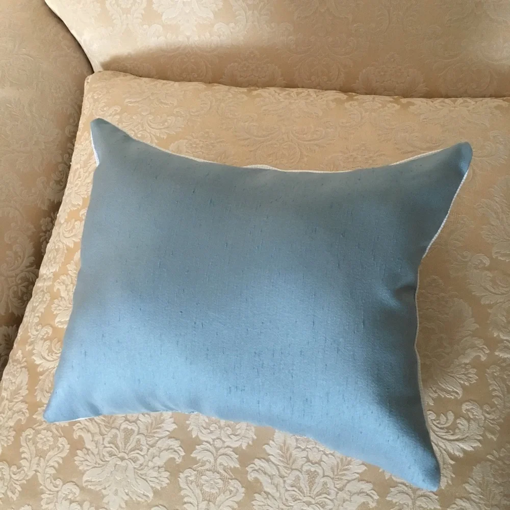 NEW handsewn bear & evergreen pillow cross stitch